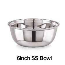 Pearl Steel Bowl 6 Inch